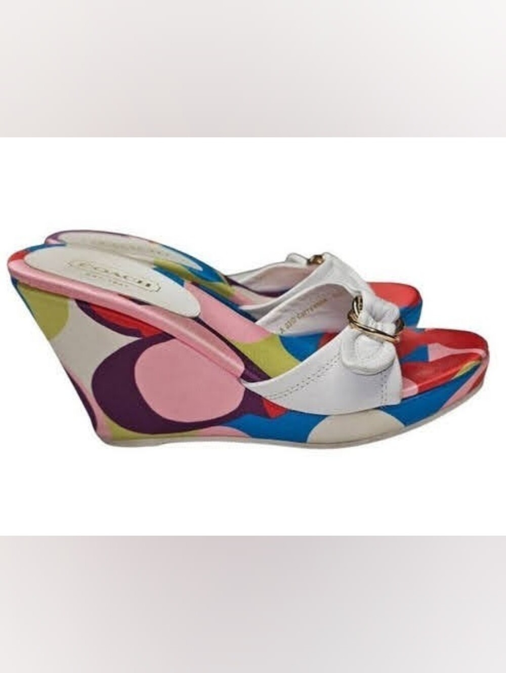 Coach Corryanna Wedge Sandals, Size 8